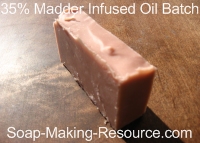 35% Infused Oil Madder Root Soap